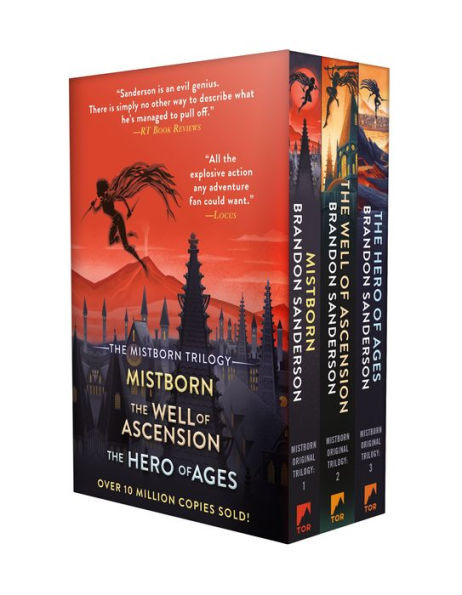 Mistborn Trilogy Tpb Boxed Set: Mistborn, The Well Of Ascension, The Hero Of Ages (The Mistborn Saga)