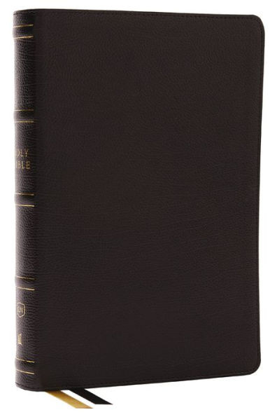 Kjv Holy Bible, Center-Column Reference Bible, Genuine Leather, Black, 73,000+ Cross References, Red Letter, Comfort Print: King James Version
