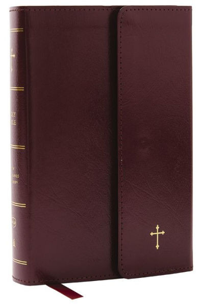 Nkjv Compact Paragraph-Style Bible W/ 43,000 Cross References, Burgundy Leatherflex W/ Magnetic Flap, Red Letter, Comfort Print: Holy Bible, New King James Version: Holy Bible, New King James Version