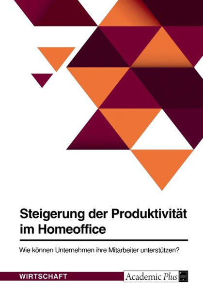 Steigerung Der Produktivität Im Homeoffice. Wie Können Unternehmen Ihre Mitarbeiter Unterstützen? (German Edition)