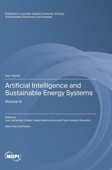 Artificial Intelligence And Sustainable Energy Systems: Volume Iii