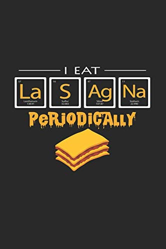 I eat lasagna periodically: 6x9 Lasagne | dotgrid | dot grid paper | notebook | notes