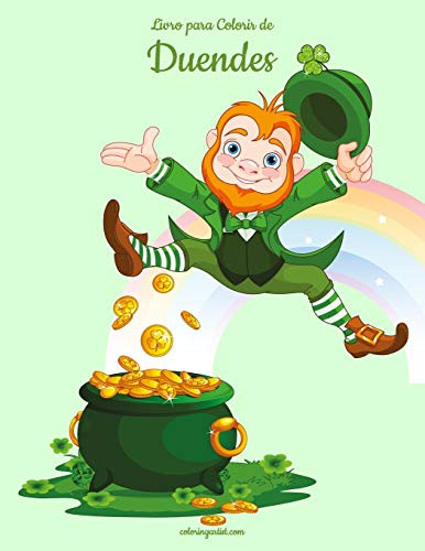 Livro para Colorir de Duendes (Portuguese Edition)