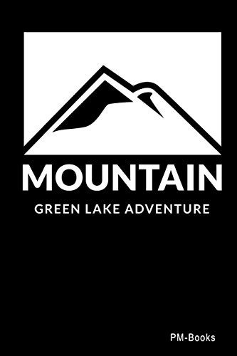 Mountain Green Lake Adventure: Kariertes A5 Notizbuch oder Heft für Schüler, Studenten und Erwachsene