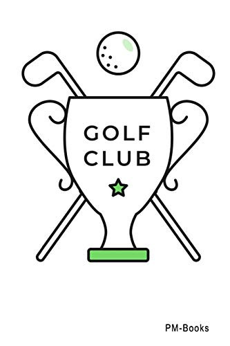 Golf Club: Kariertes A5 Notizbuch oder Heft für Schüler, Studenten und Erwachsene (Logos und Designs)