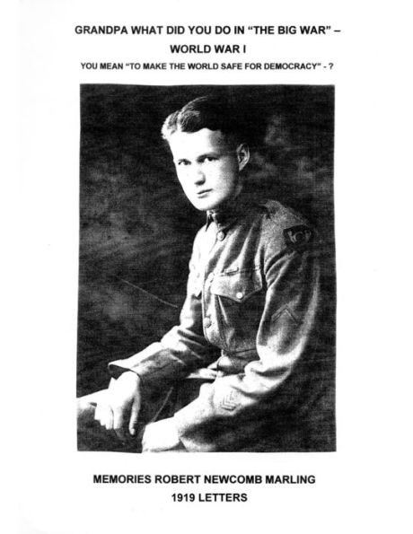 Grandpa What Did You Do In The Big War - World War I: You Mean To Make The World Safe For Democracy - 1919 Letters