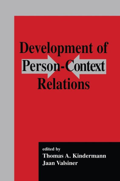 Development Of Person-Context Relations