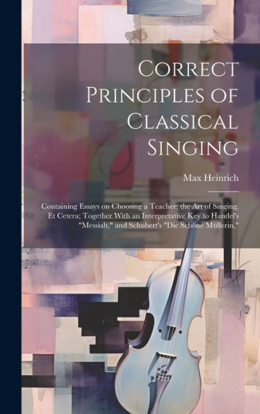 Correct Principles Of Classical Singing; Containing Essays On Choosing A Teacher; The Art Of Singing, Et Cetera; Together With An Interpretative Key ... And Schubert's "Die Schöne Müllerin,"