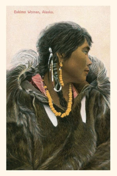 Vintage Journal Indigenous Alaskan Woman (Pocket Sized - Found Image Press Journals)