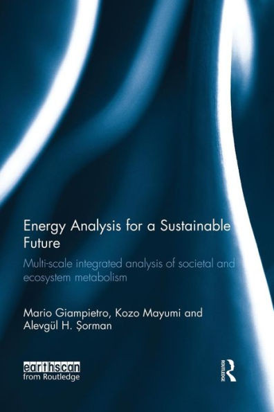 Energy Analysis For A Sustainable Future