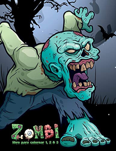 Zombi libro para colorear 1, 2 & 3 (Spanish Edition)