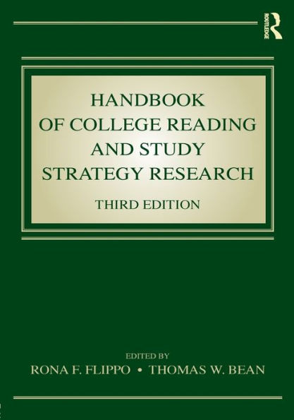 Handbook Of College Reading And Study Strategy Research