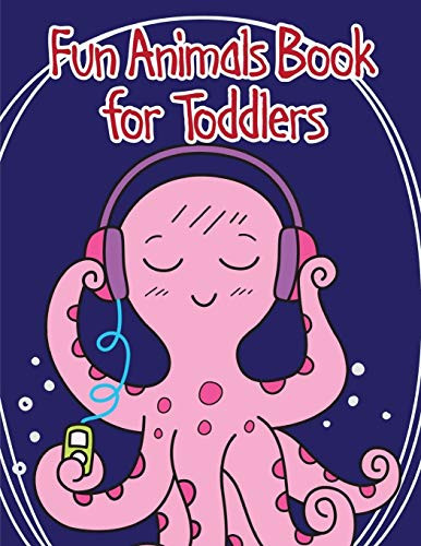Fun Animals Book for Toddlers: Christmas Coloring Pages with Animal, Creative Art Activities for Children, kids and Adults (Beginner Artist)
