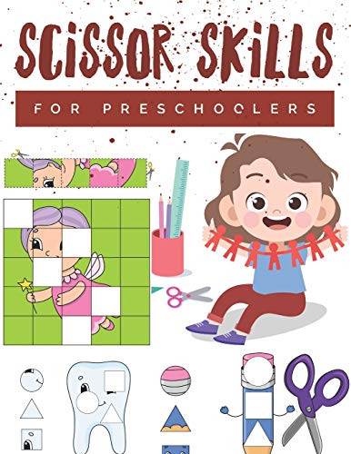 Scissor Skills for Preschoolers: Cutting practice worksheets for preschoolers to kindergarteners, cut and paste activity book ages 3-5 with 100 pages.