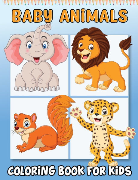 Baby Animals Book for Toddlers : Activity Book for Children, Animals Book for Kids