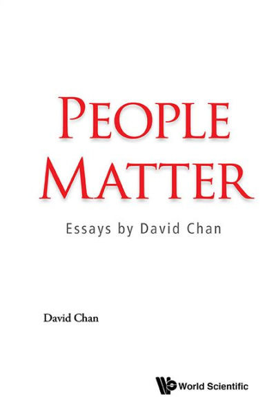 People Matter : Essays by David Chan