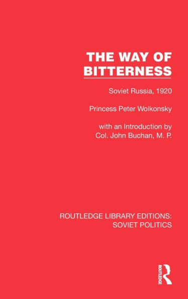 The Way of Bitterness : Soviet Russia 1920