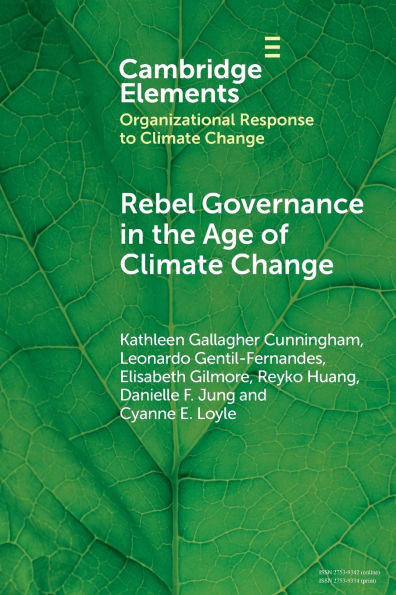 Rebel Governance in the Age of Climate Change - (Paperback or Softback)
