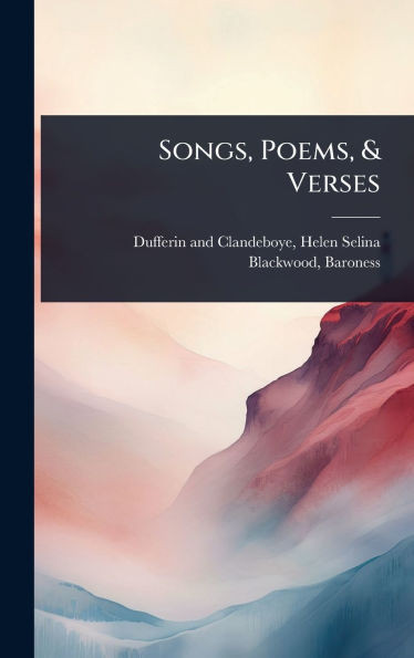 Songs, Poems, & Verses - (Hardback or Cased Book)