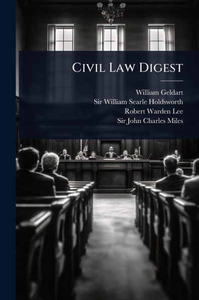 Civil Law Digest - (Paperback or Softback)