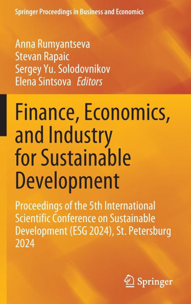 Finance, Economics, and Industry for Sustainable Development: Proceedings of the 5th International Scientific Conference on Sustainable Development (E