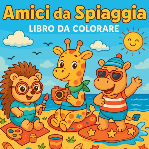 Amici da Spiaggia - Libro da colorare