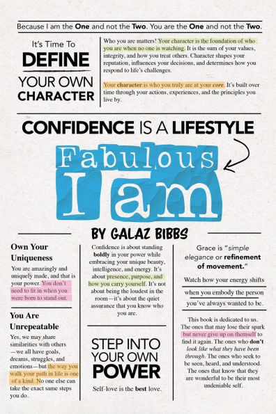 Fabulous, I Am: Confidence Is A Lifestyle