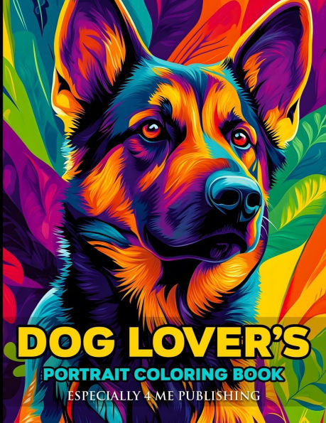 Dog Lover's Portrait Coloring Book