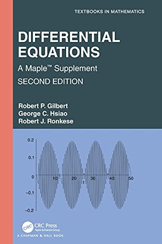 Differential Equations (Textbooks In Mathematics)