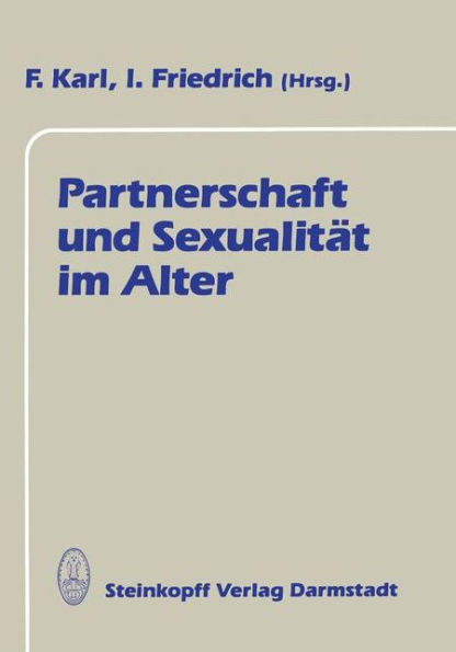 Partnerschaft Und Sexualität Im Alter