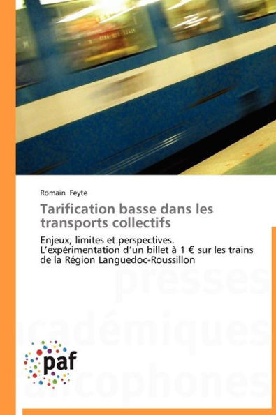Tarification Basse Dans Les Transports Collectifs