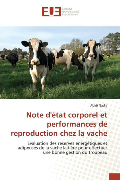 Note d'Ã‰tat Corporel Et Performances de Reproduction Chez La Vache