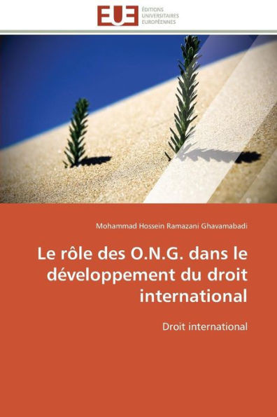 Le RÃ´le Des O.N.G. Dans Le DÃ©veloppement Du Droit International