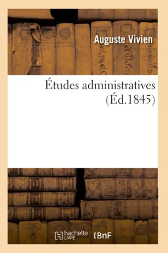 ÉTudes Administratives (Sciences Sociales) (French Edition)