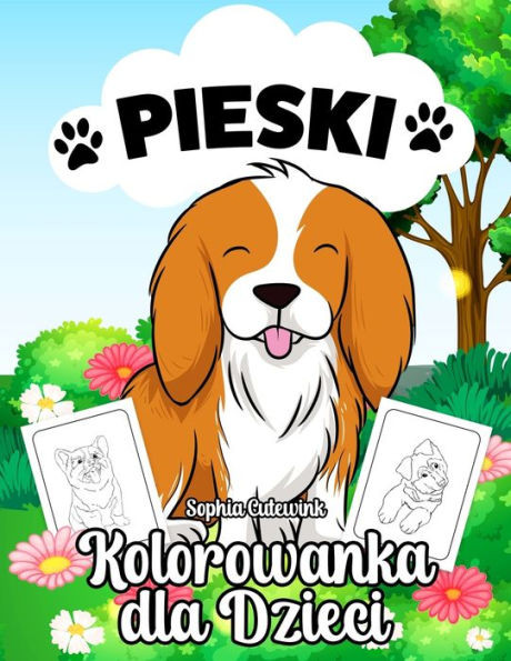 Pieski Kolorowanka Dla Dzieci