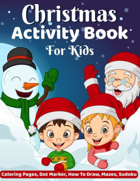 Christmas Activity Book for Kids: Activity Book for Kids