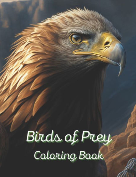 Birds of Prey Coloring Book: A painting fun for children and adults
