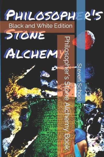 Philosopher's Stone Alchemy Book: Black and White Edition