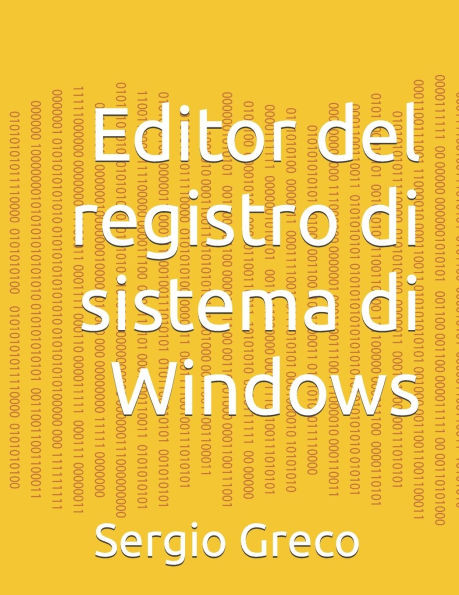 Editor del registro di sistema di Windows