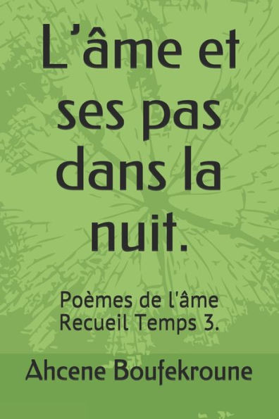 L'âme et ses pas dans la nuit.: Poèmes de l'âme Recueil Temps 3.