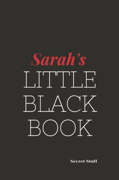 Sarah's Little Black Book: Sarah's Little Black Book