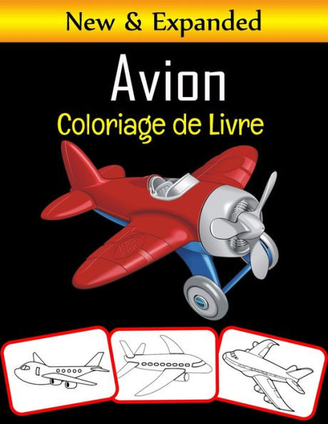 Avion Coloriage de Livre: 50 coloriages d'avion de qualitÃ© supÃ©rieure