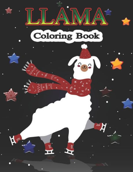 Llama Coloring Book: A Cute Llama Coloring Pages for Kids and Llama Lovers.