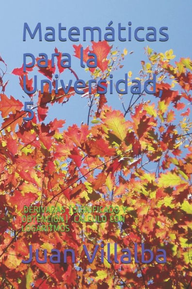 MatemÃ¡ticas para la Universidad, 5: .Derivadas (Significado Y ObtenciÃ³n) .CÃ¡lculo Con Logaritmos