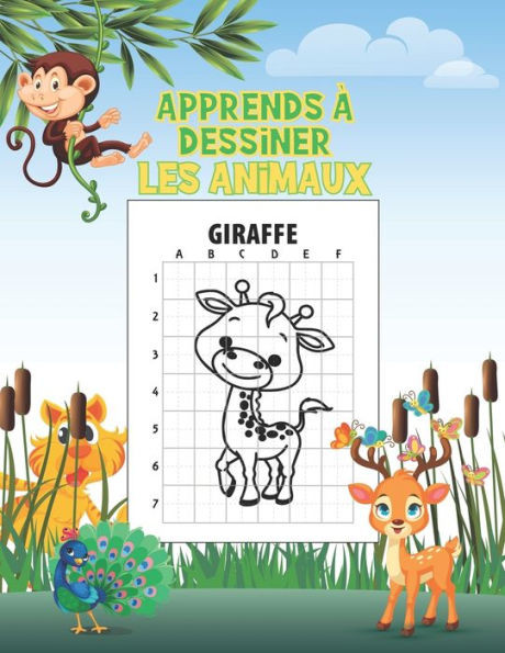 Apprends à Dessiner les Animaux: Dessiner des Animaux Facilement avec les Guides - Livre Pour Enfants - 50 Dessins Uniques !
