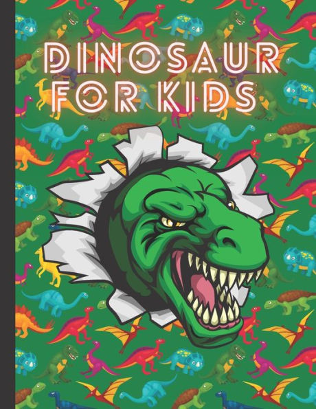 Dinosaur for Kids: dinosaur coloring book for kids ages 4-8 - Great Gift for Boys & Girls, Ages 4-8 - dinosaur coloring book for kids