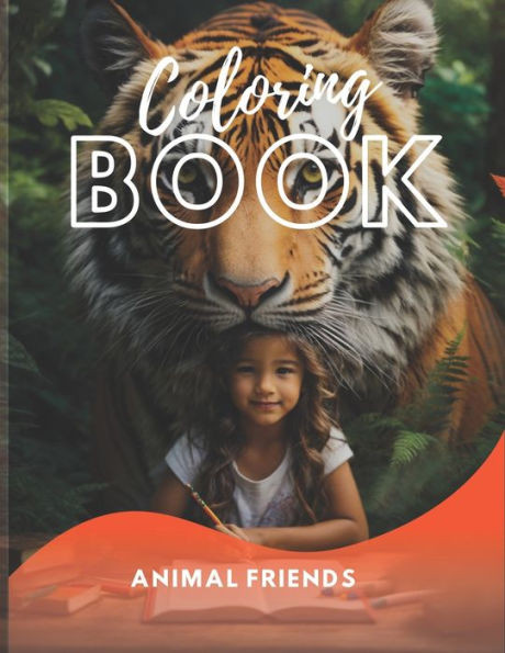 Colorful Adventures: Coloring Book with Animal Friends