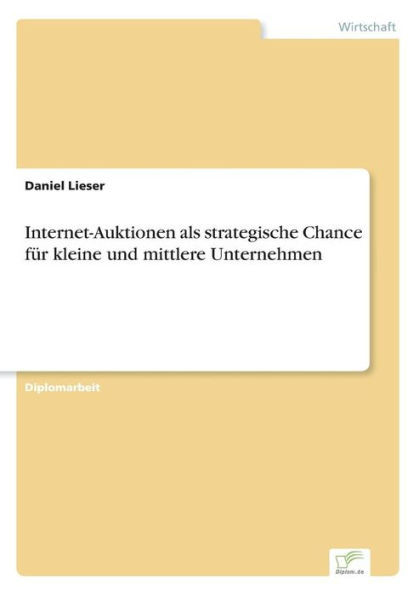 Internet-Auktionen als strategische Chance für kleine und mittlere Unternehmen