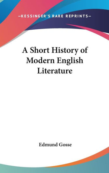 A Short History of Modern English Literature