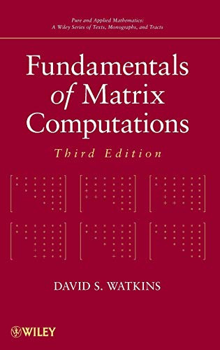 Fundamentals Of Matrix Computations